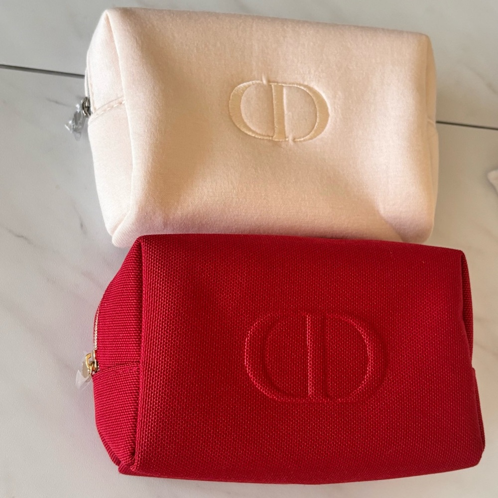 2 Dior Beauty Make Up Cosmetic Cases Pouches Bags